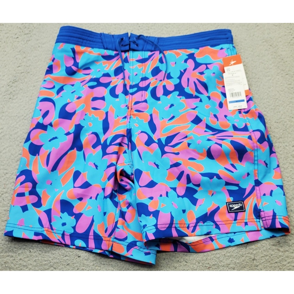 Speedo Bondi Boardshorts Men XL Multicolor Floral Durable Water Repellent UPF50+